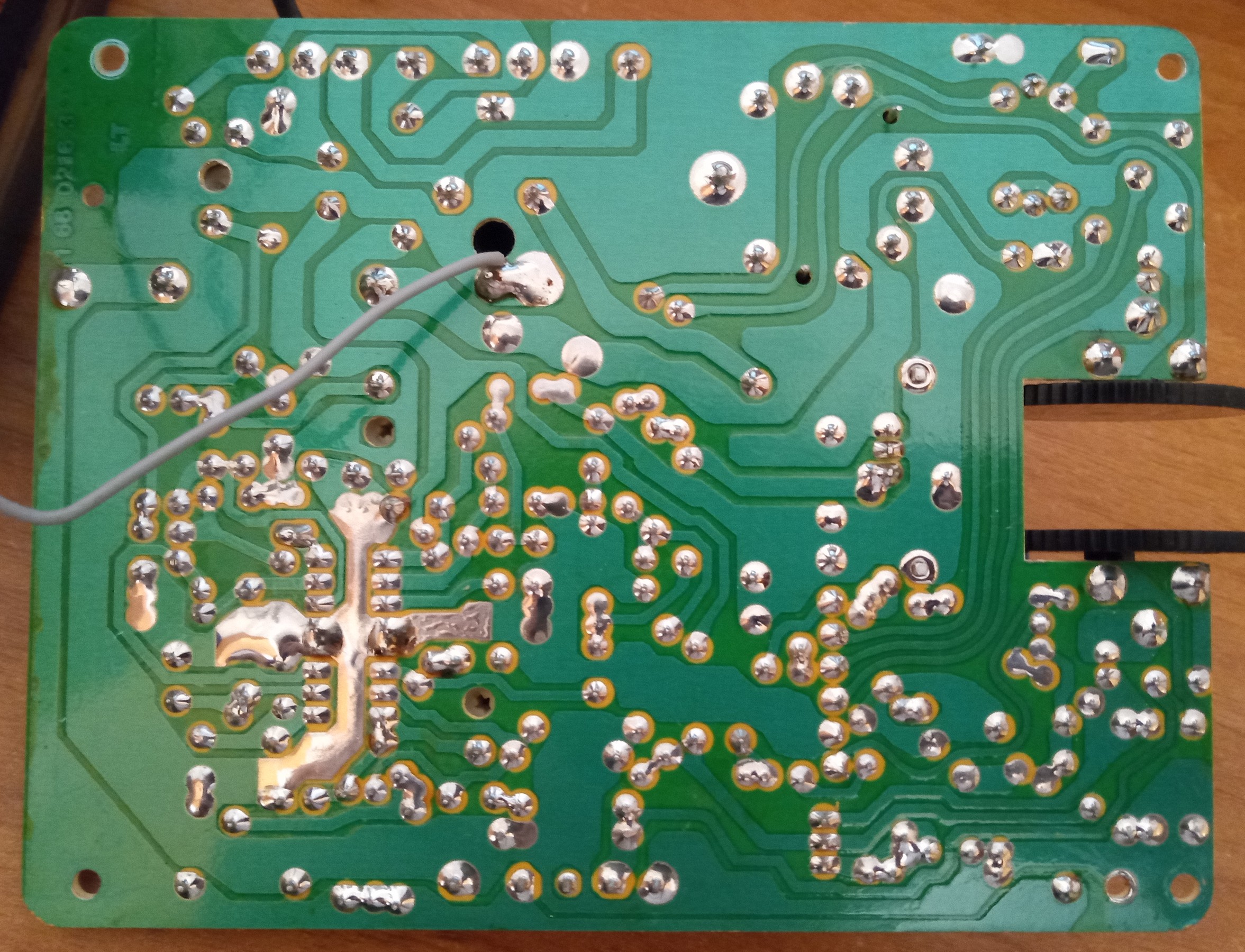 Top side of PCB labeled 1 66 0216 3