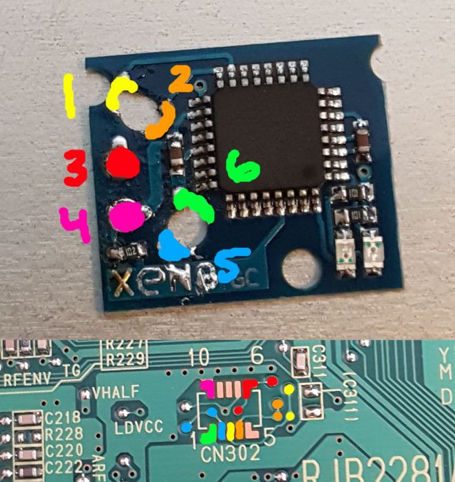 Piedinatura XenoGC